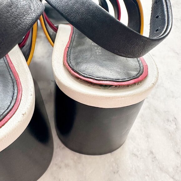 Rag & Bone Reese Block Heel Sandals in Color Multi - Picture 11 of 12